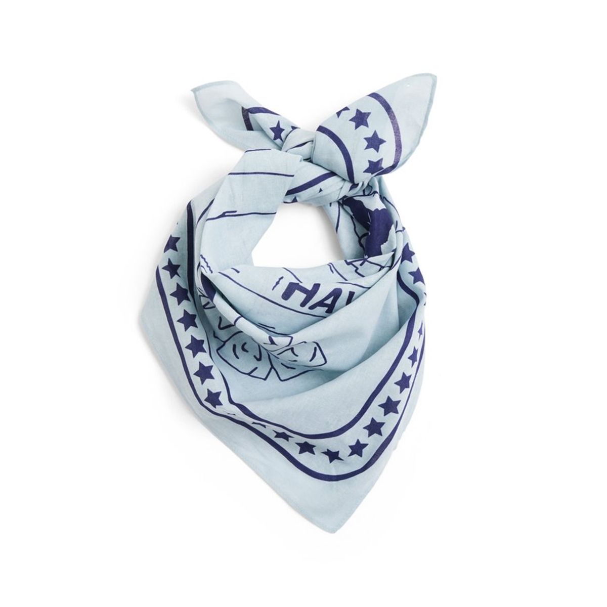 Hay Dogs Scarf light blue