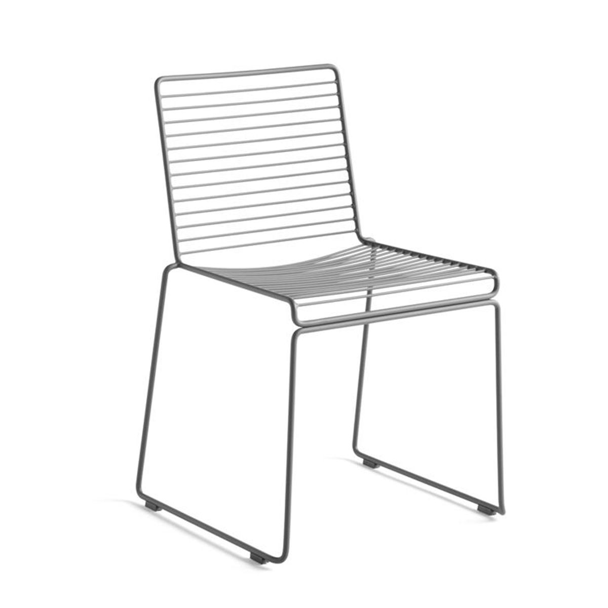 HAY Hee Dining Chair Spisebordsstol Asphalt Grey