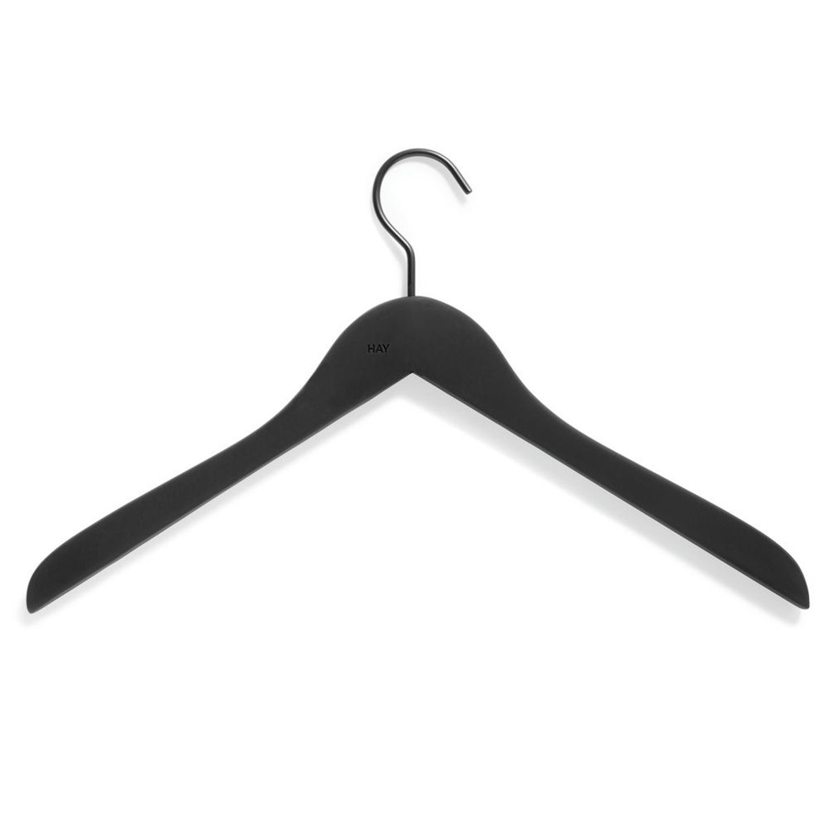 HAY Soft Coat Hanger Slim (4 stk.) Black