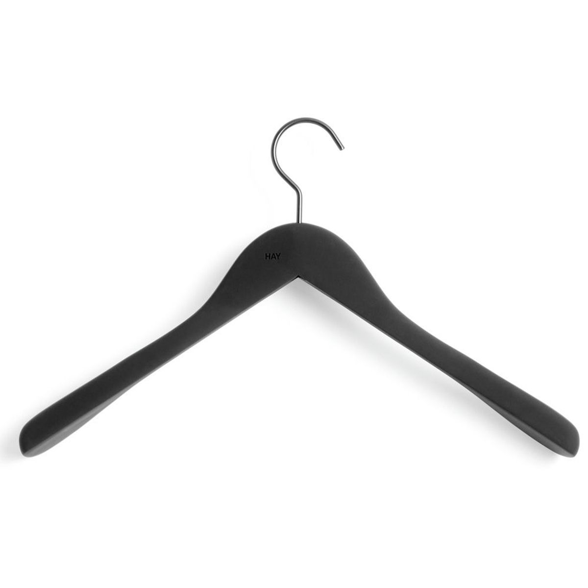 HAY Soft Coat Hanger Wide (4. stk) Black