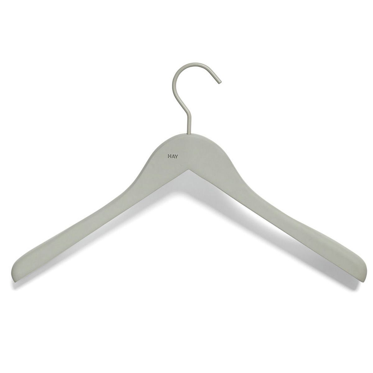 HAY Soft Coat Hanger Wide (4. stk) Grey