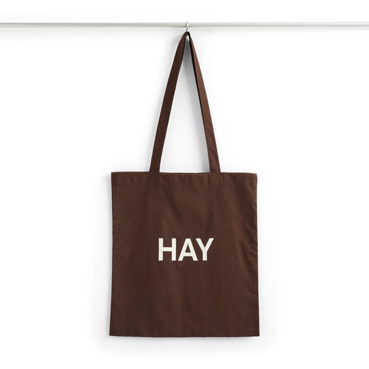 Hay Tote Bag Dark Brown