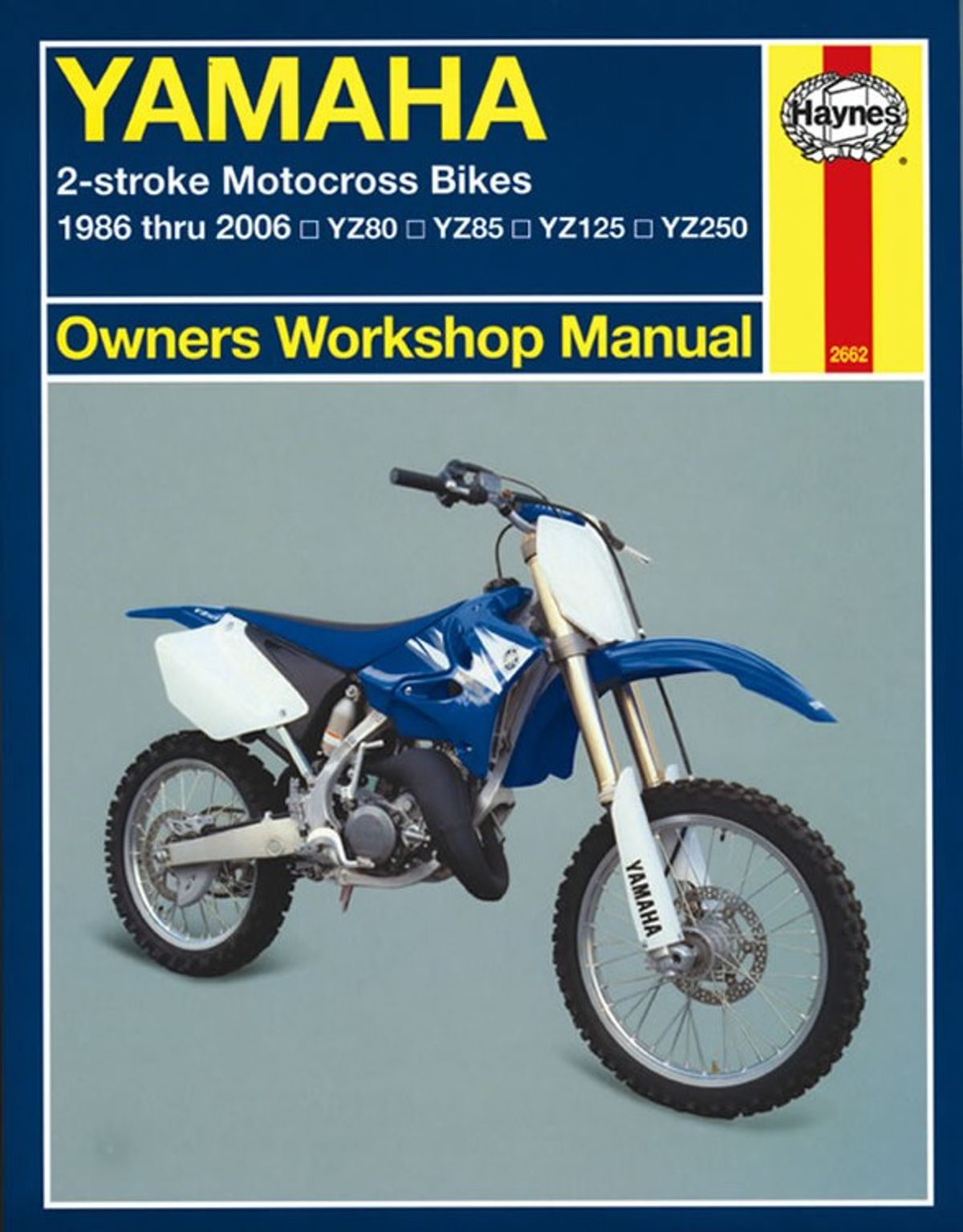 Haynes Service Manual Yamaha YZ 80 85 125 250 2T (86-06)