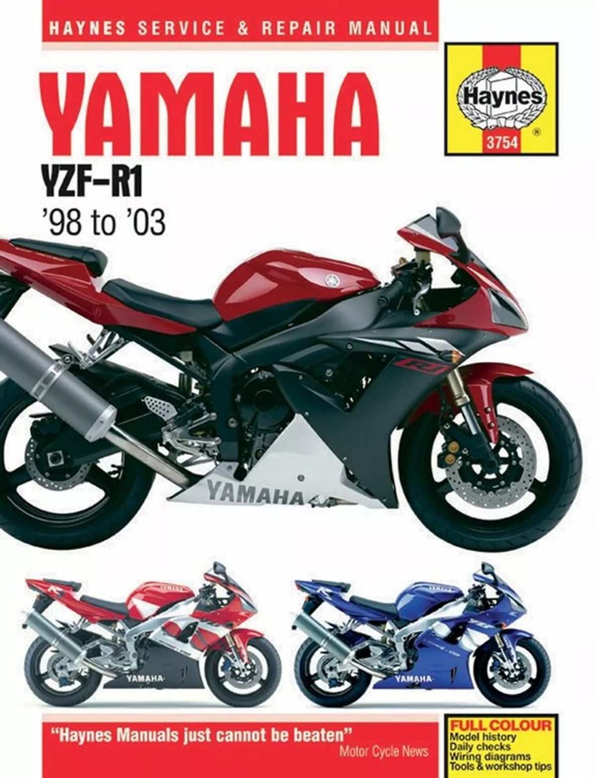 Haynes Service Manual Yamaha YZF-R1(04-06)