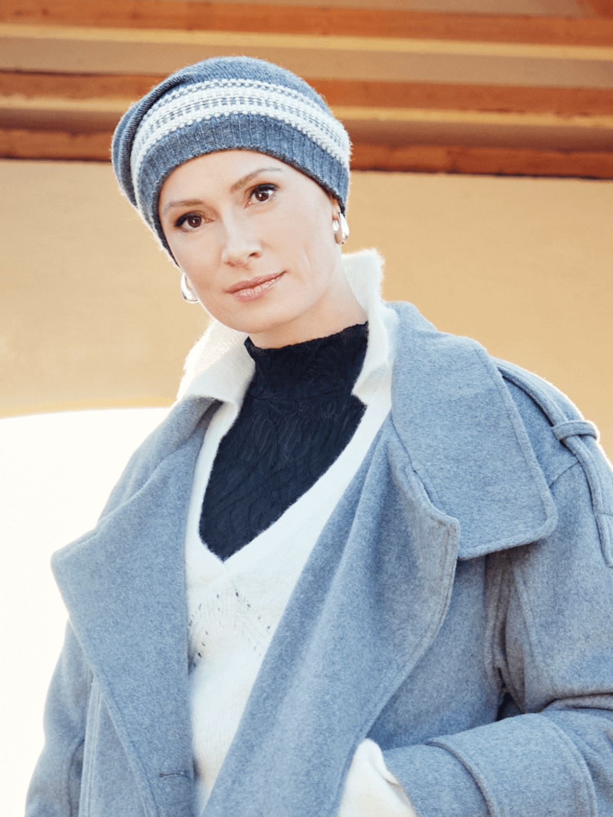 Hazel Knitted Hat | Charming Greys