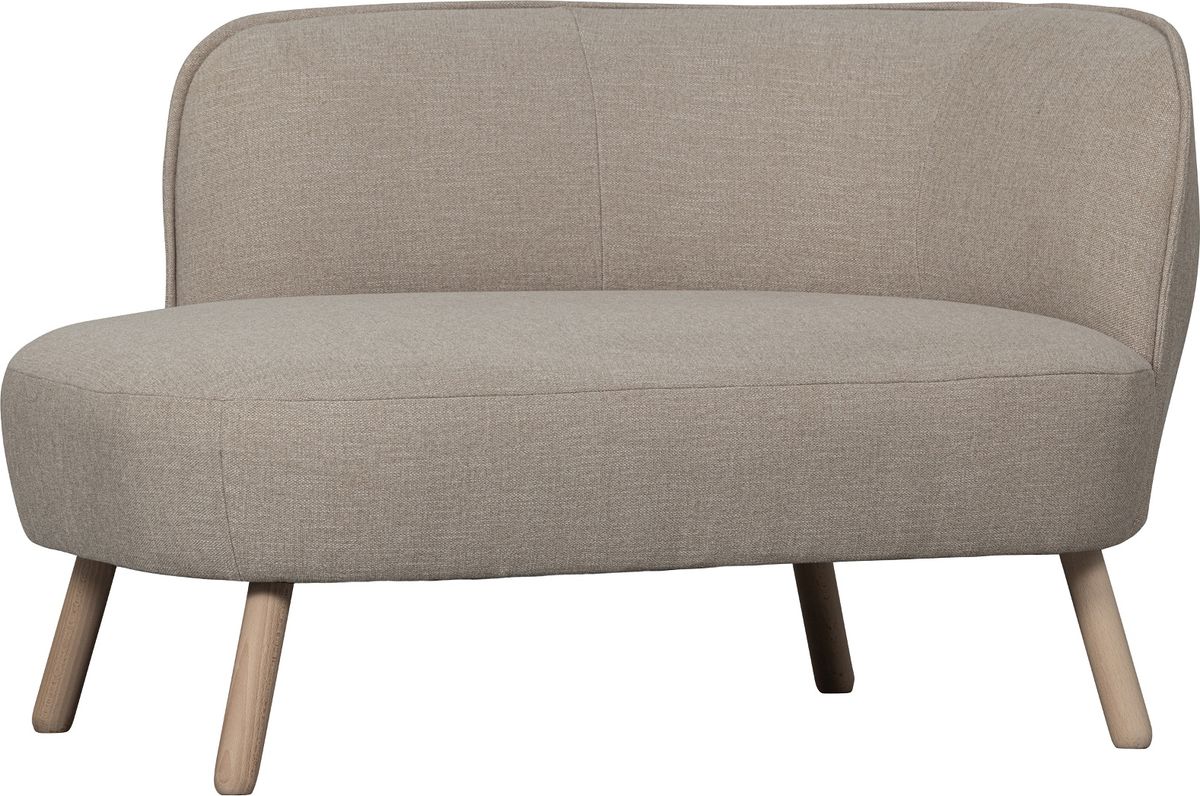 Hazel, Sofabænk højrevendt, natur, H70x76x110 cm