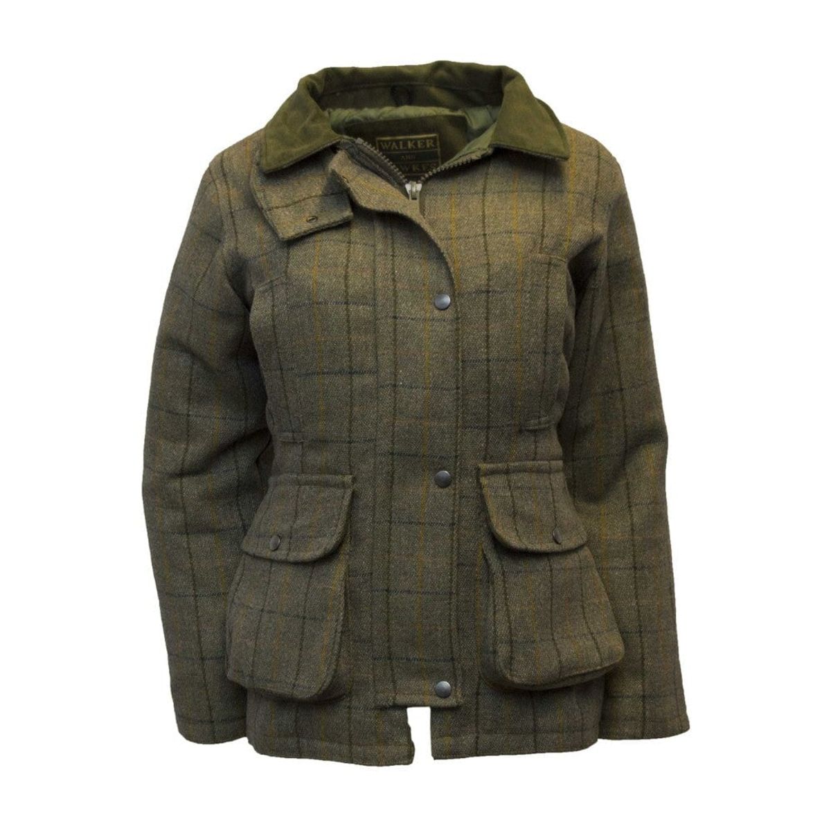 Hazelwood Ladies Tweed Country Jacket, navy stripe - 10 (S)