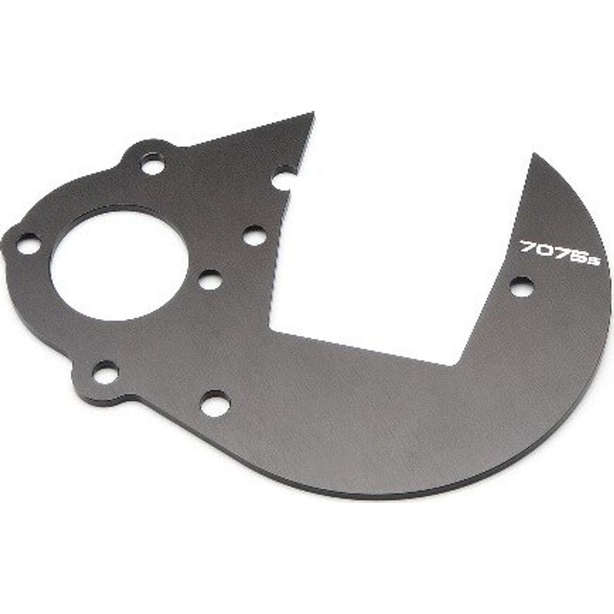 Hd Gear Plate (7075s/gunmetal) - Hp87291 - Hpi Racing