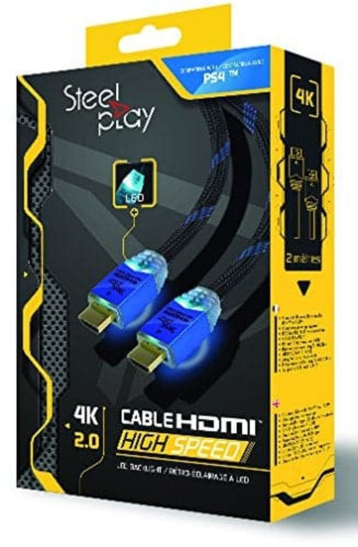 HDMI Kabel - 4K 2.0 - 2 Meter - Steelplay