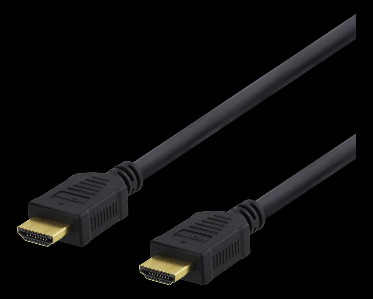 HDMI kabel - High Speed med Ethernet - 4K 60Hz UHD - 5m - Livstidsgaranti