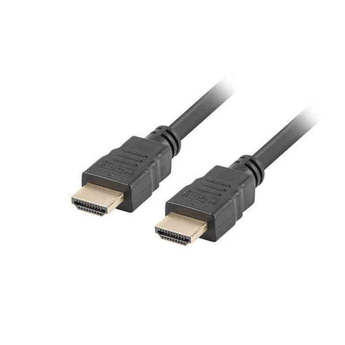 HDMI-kabel Lanberg 4K Ultra HD Han-stik/Han-stik Sort 5 m