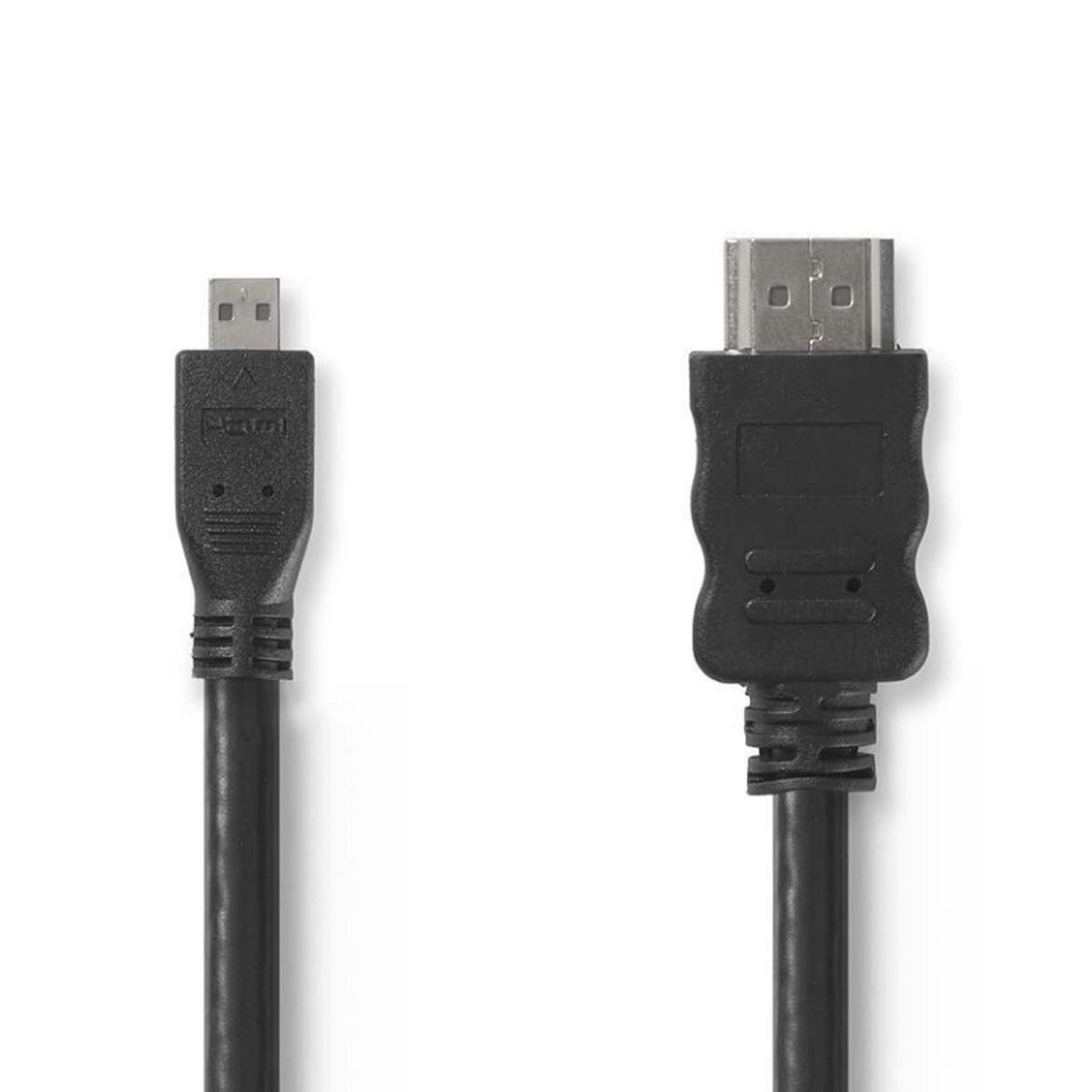 HDMI-kabel med HDMI-mikrostik og alm. HDMI-stik 1,5 m