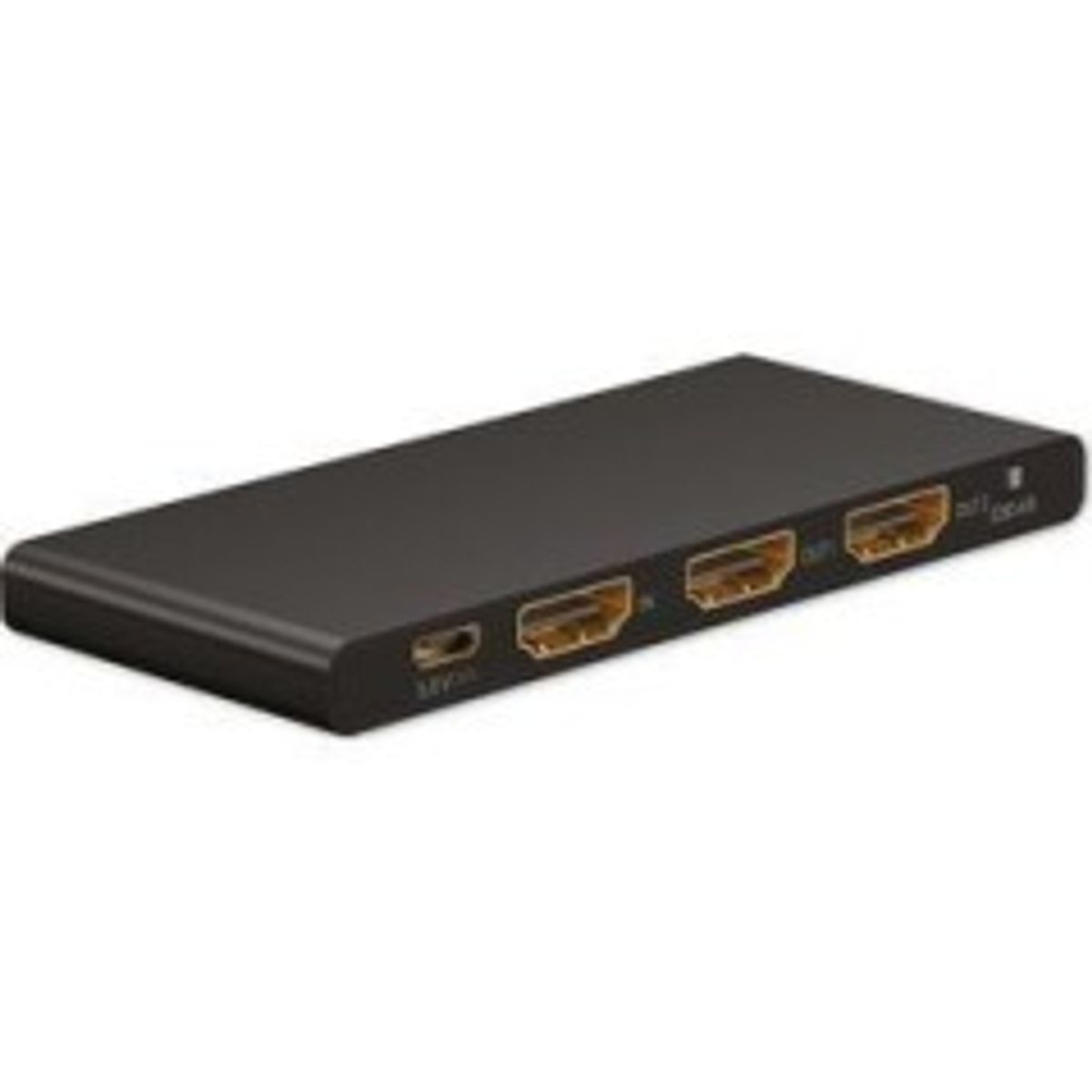 HDMI Splitter 1 to 2 (4K @ 60 Hz) - splits 1x HDMI input signal into 2x HDMI output