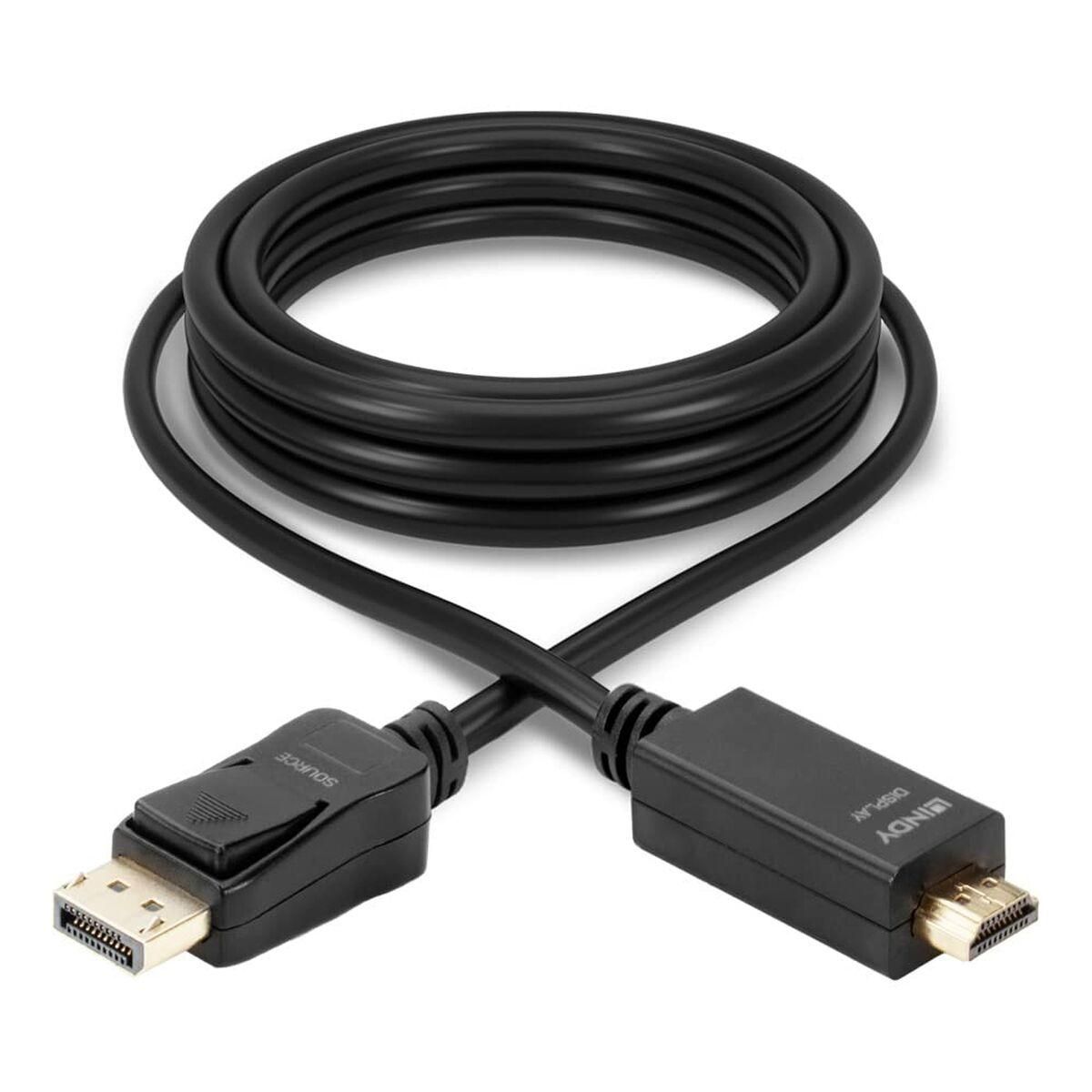 HDMI til DVI-adapter LINDY 36920 Sort