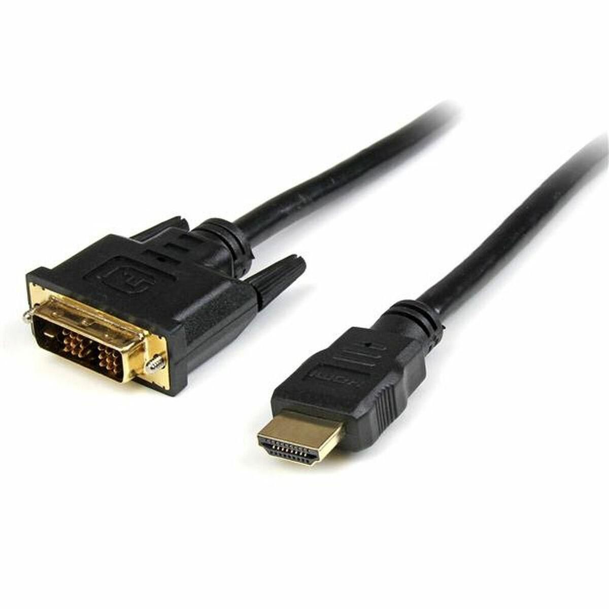 HDMI til DVI-adapter Startech HDDVIMM5M Sort 5 m