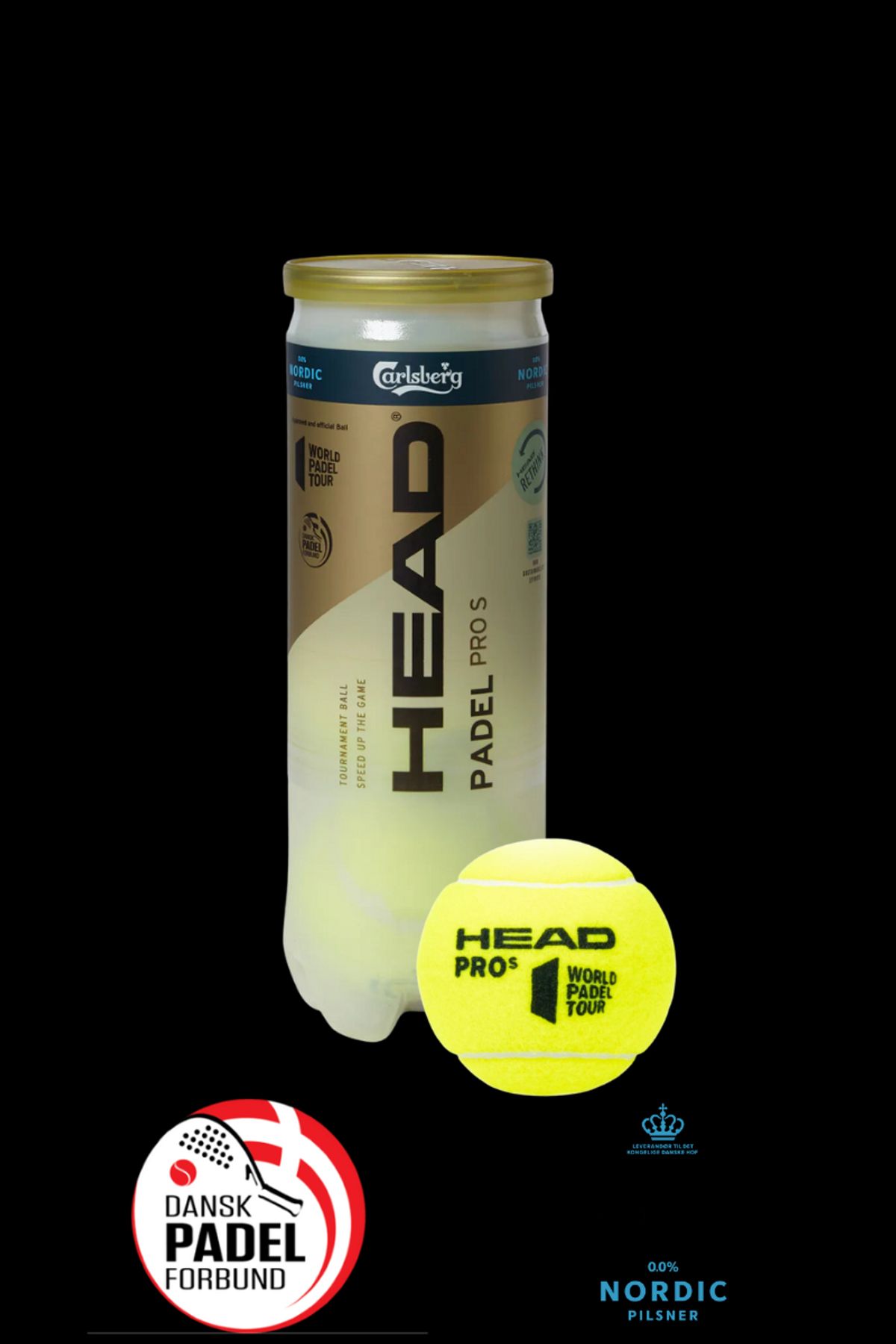 Head Padel Pro S Bolde - Carlsberg Nordic - Padel bolde