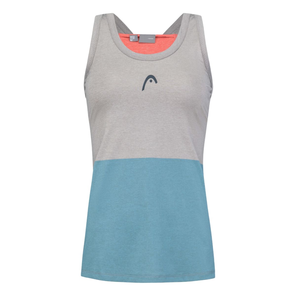 Head Padel Tech Tank Top Women Grey/Electric Blue