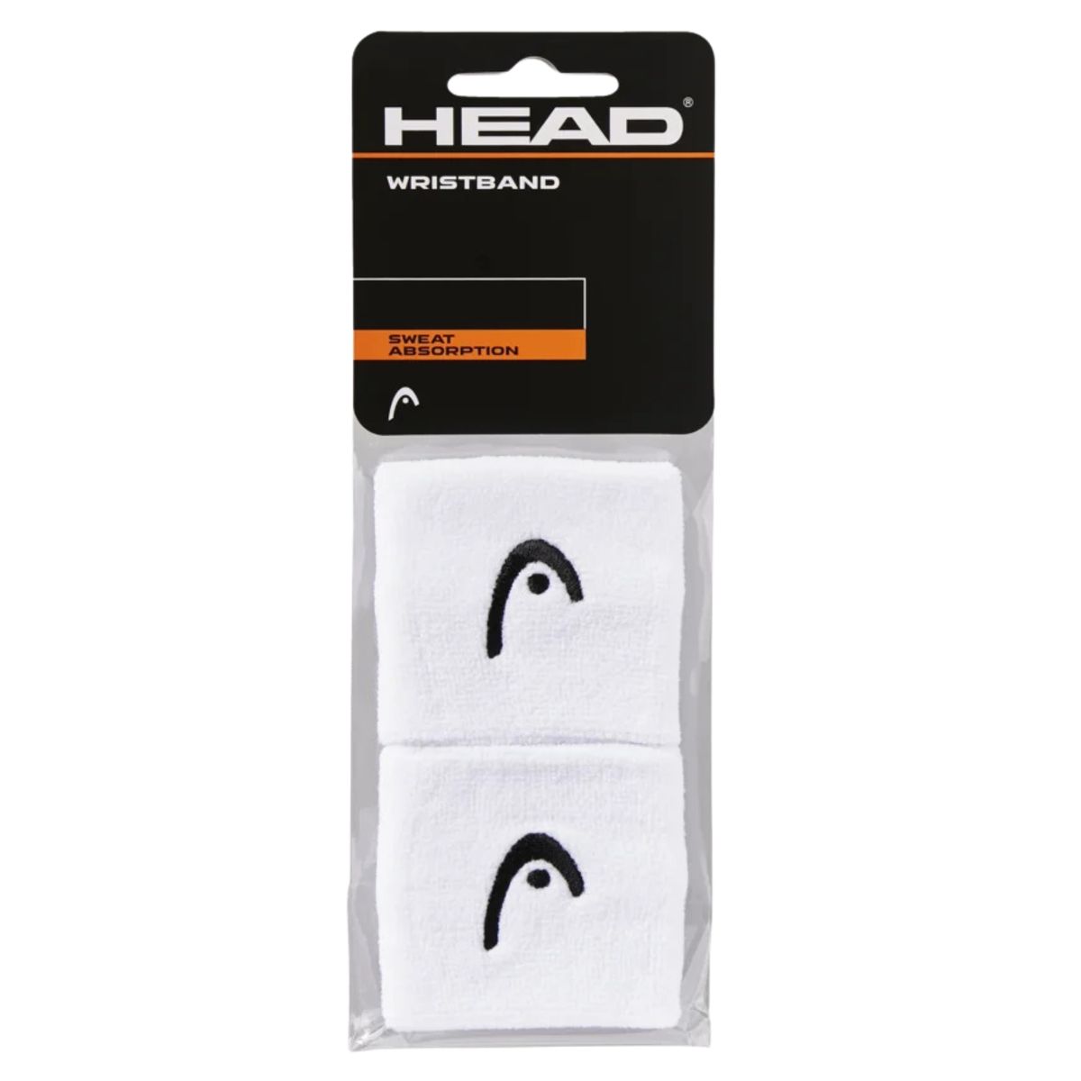 Head Wristband 2.5" 2-Pack White