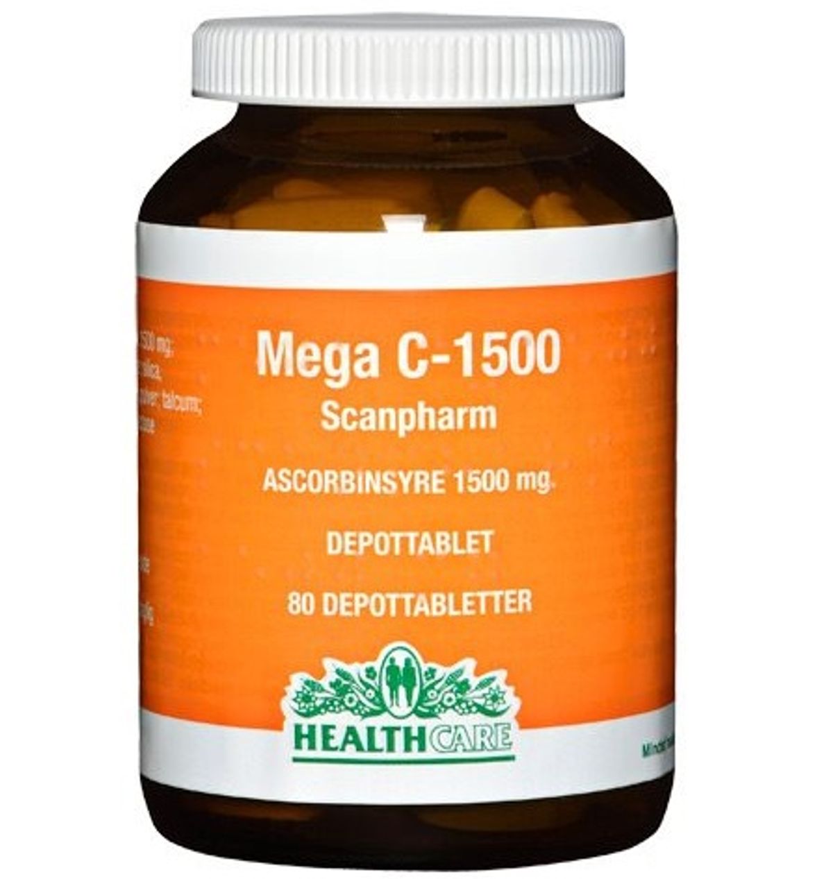 Health Care Mega C 1500 mg, 80tab.