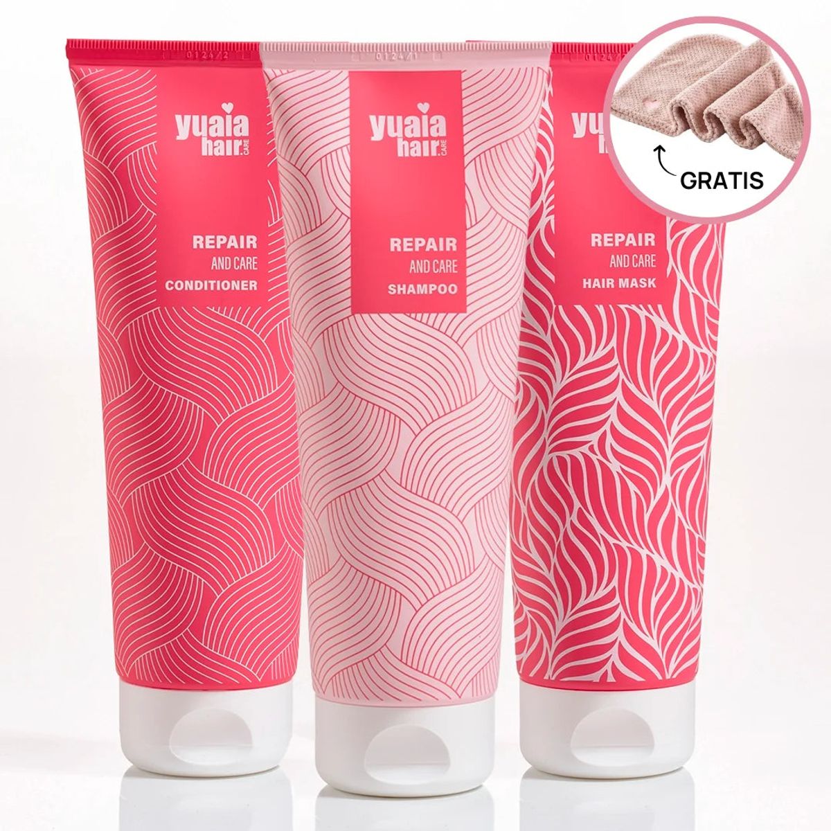 Healthy Hair Kit + Gratis Hårhåndklæde (Rosa)