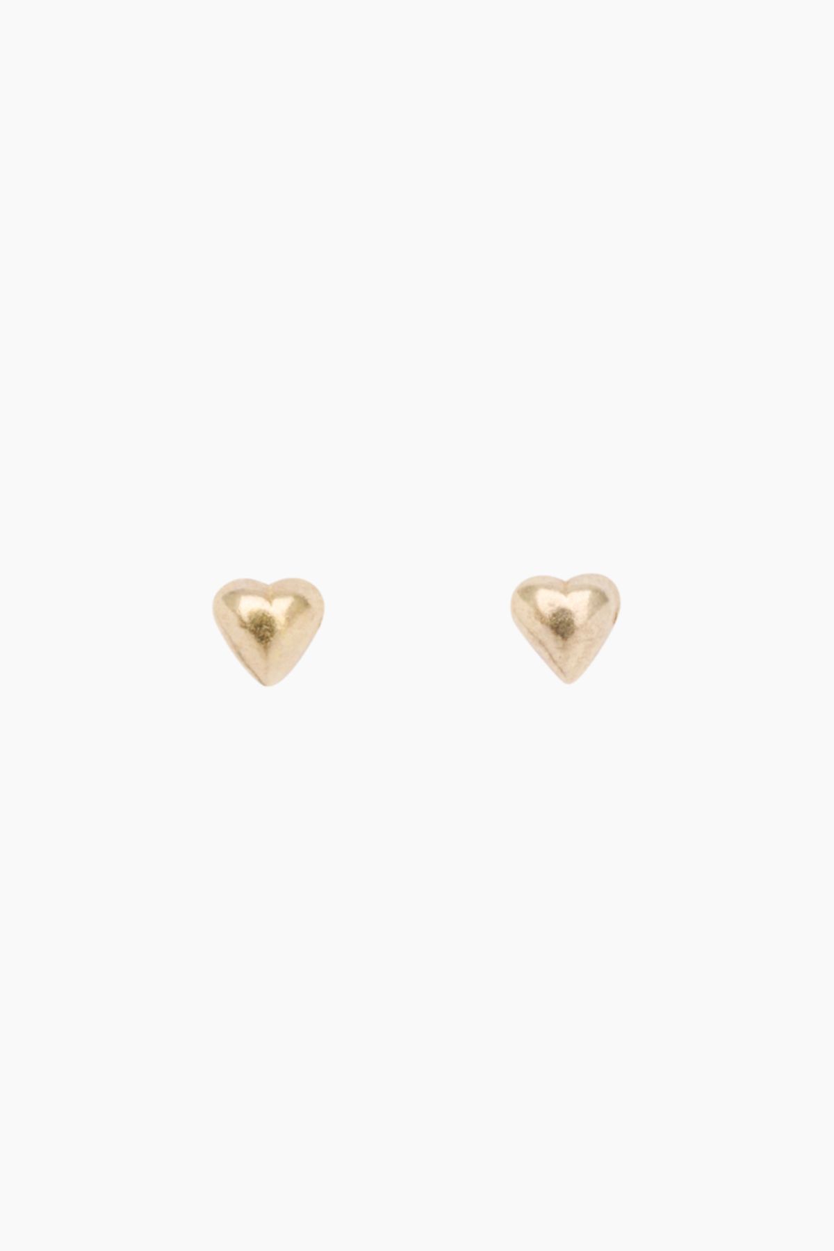 Heart Studs - Goldplated - Pico - Guld One Size