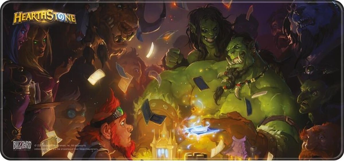 Hearthstone - Desk Mat - Skrivebordsmåtte - Heroes - 90x42 Cm