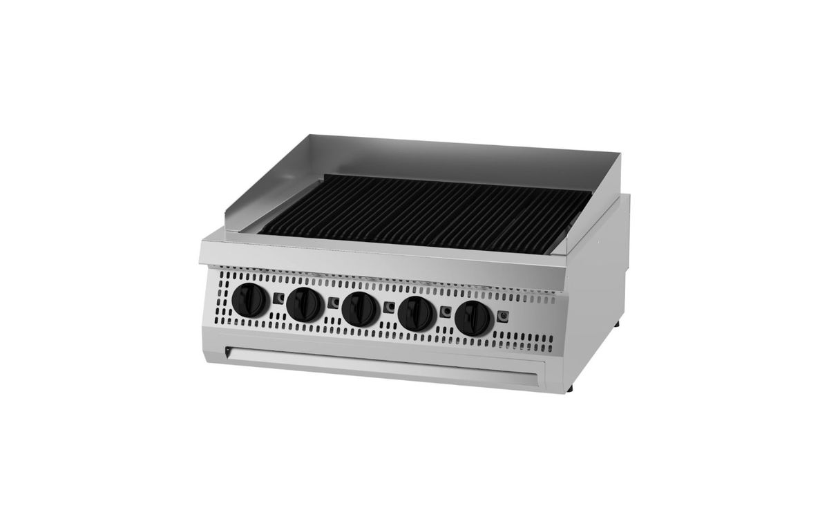 Heavy Duty Chargrill - Dobbelt enhed - 70 cm dyb - Gas