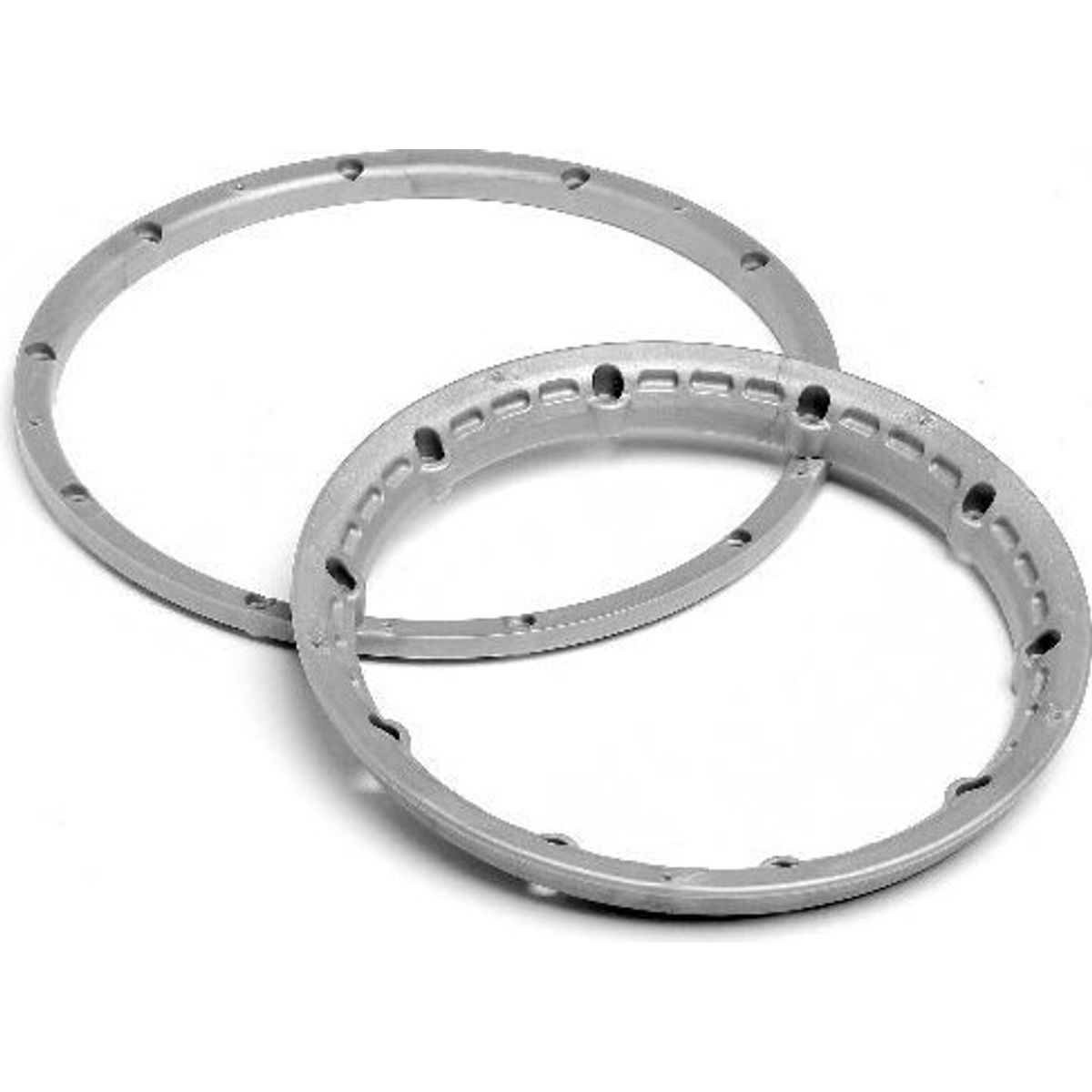 Heavy Duty Wheel Bead Lock Rings Silver F. 2 Whl - Hp3272 - Hpi Racing