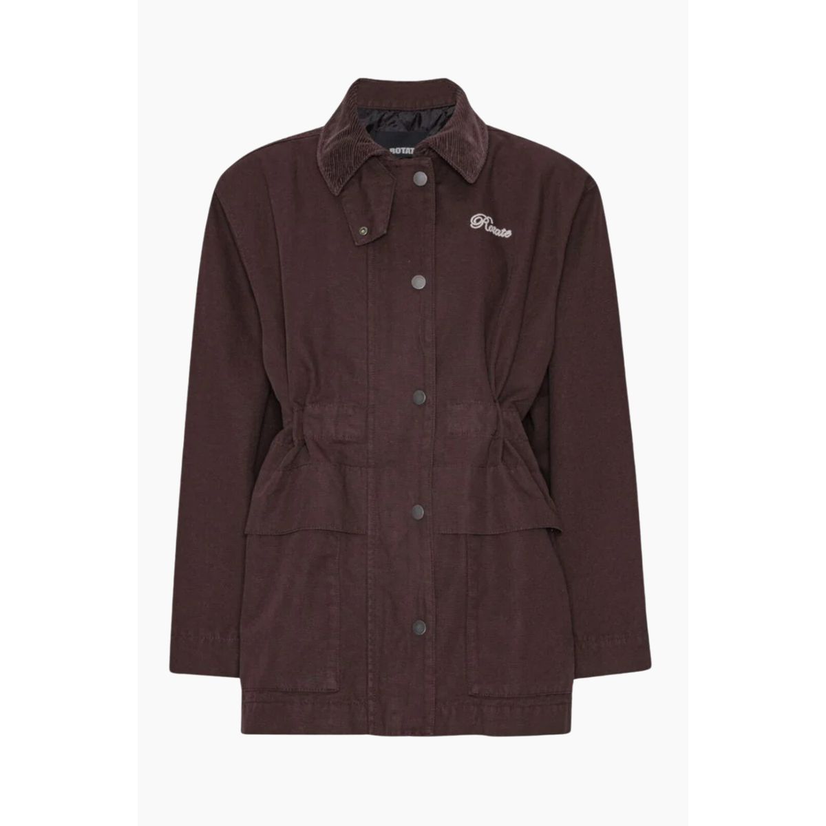 Heavy Woven Jacket - Chocolate Plum (Brown) - Rotate - Brun S