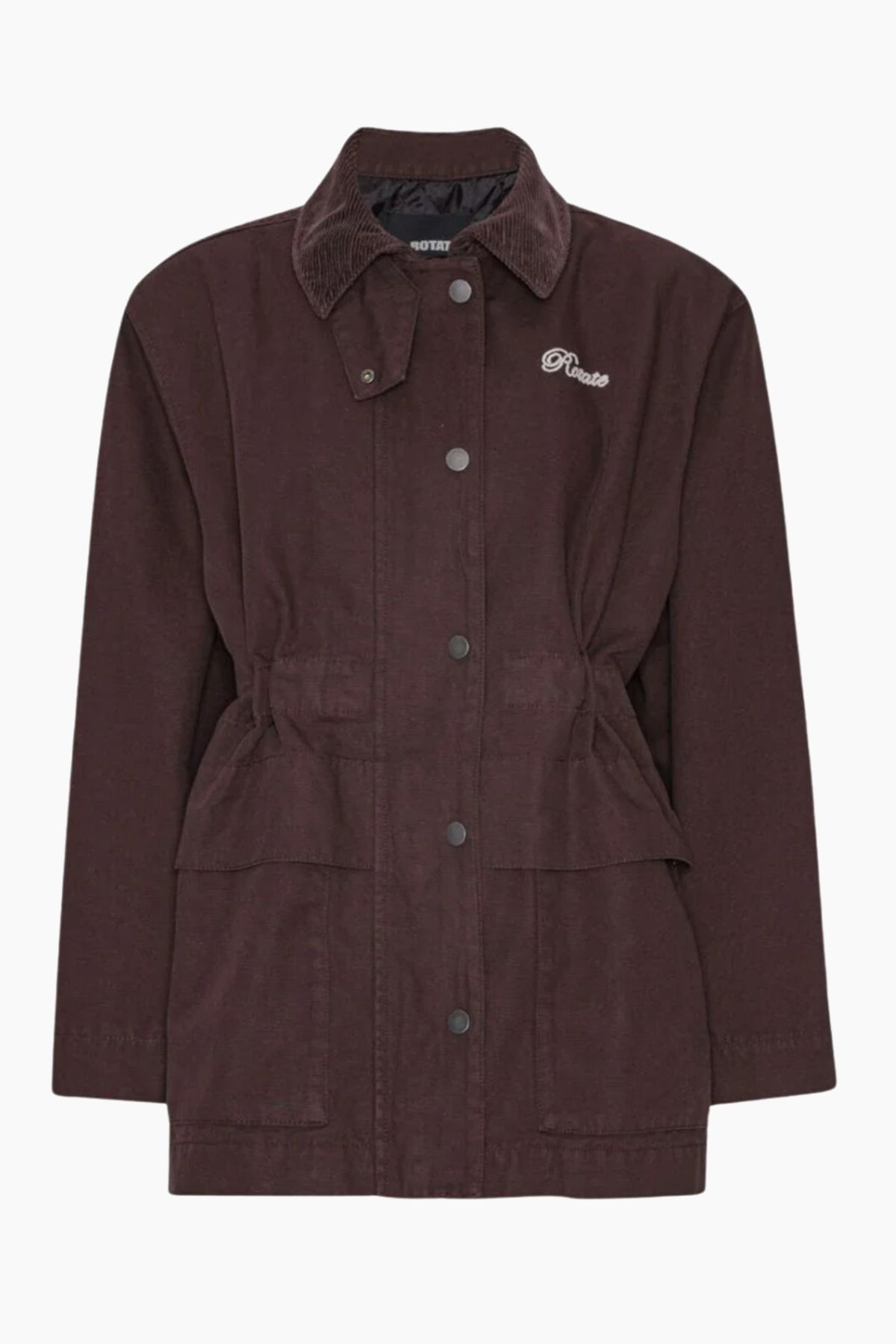 Heavy Woven Jacket - Chocolate Plum (Brown) - Rotate - Brun XS