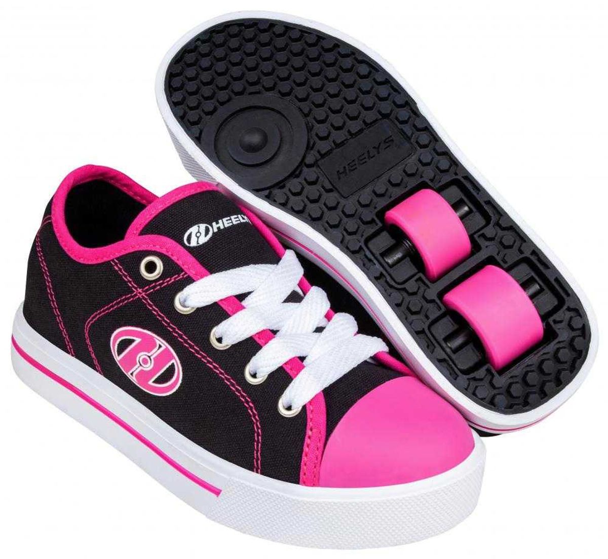 Heelys Classic X2 Rullesko Sort/Hvid/Hot Pink