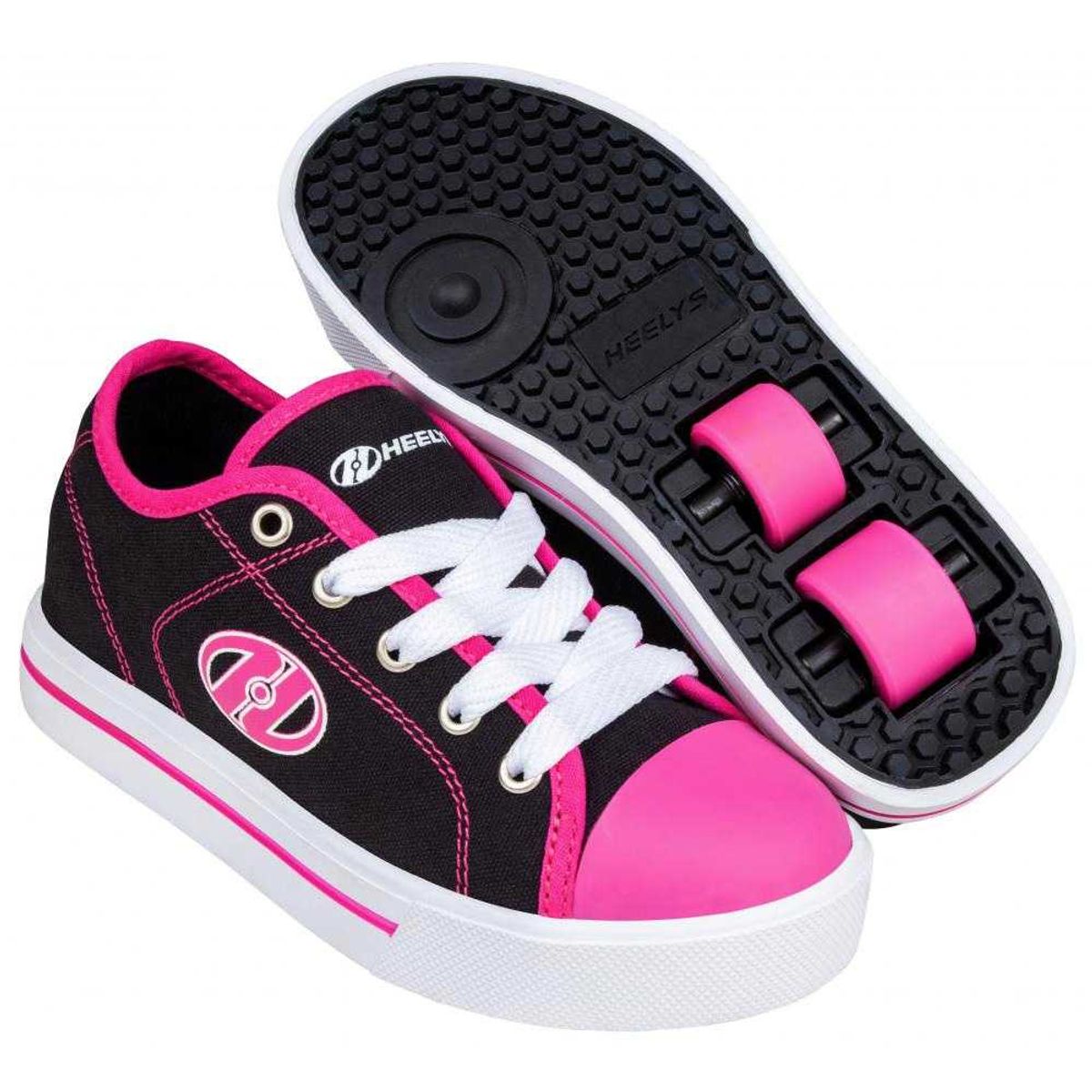 Heelys Classic X2 Rullesko Sort/Hvid/Hot Pink