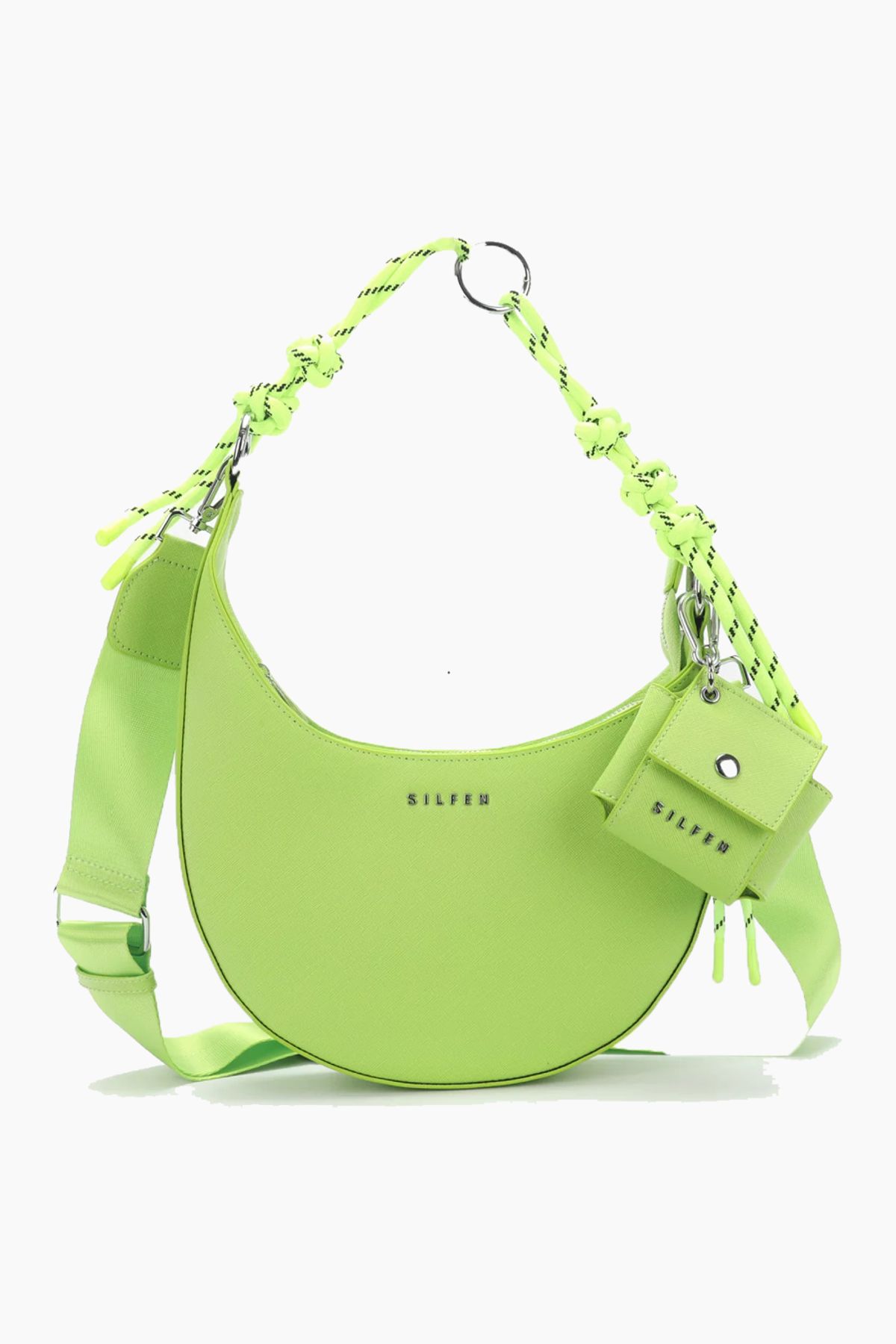 Helene Shoulder Bag - Lime Green - Silfen Studio - Grøn One Size