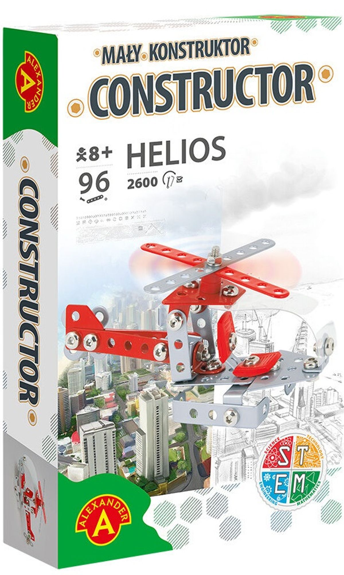 Helikopter Metal Konstruktionsbyggesæt - HELIOS