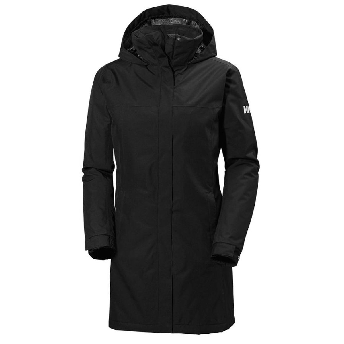 Helly Hansen Aden Long Insulated regnfrakke, sort