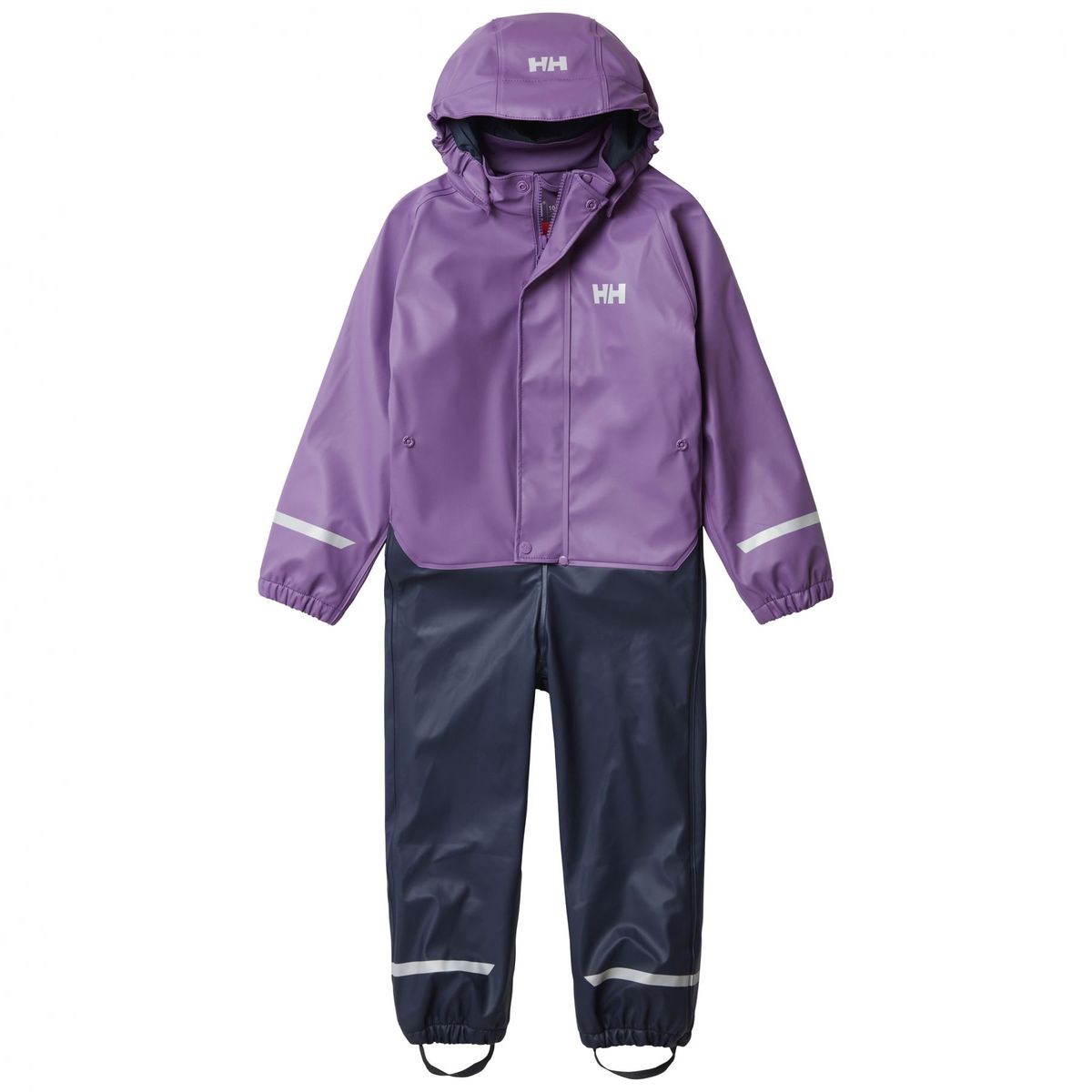 Helly Hansen Bergen Fleece PU, regndragt, børn, lilla