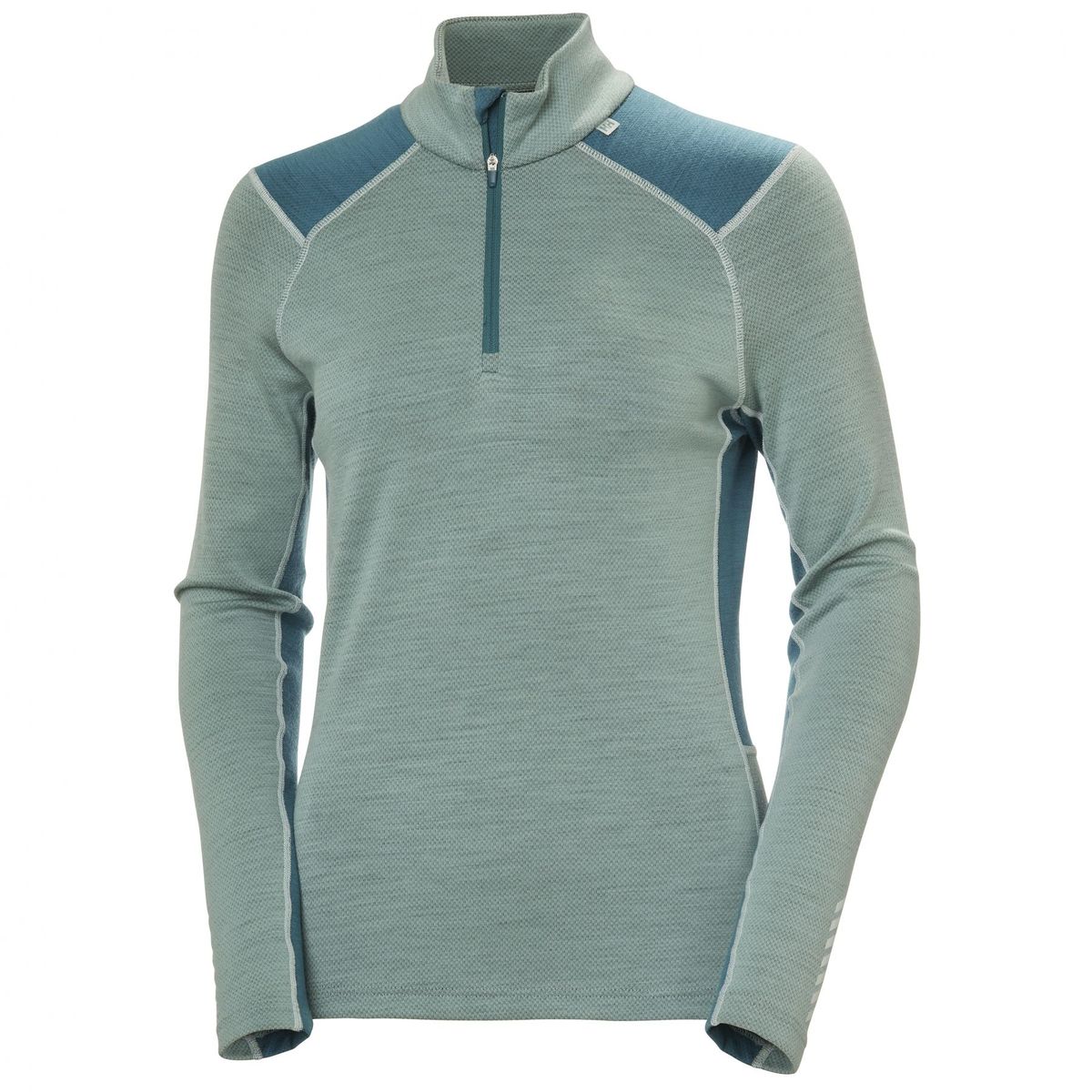 Helly Hansen Lifa Merino Midweight 1/2 Zip, dame, cactus