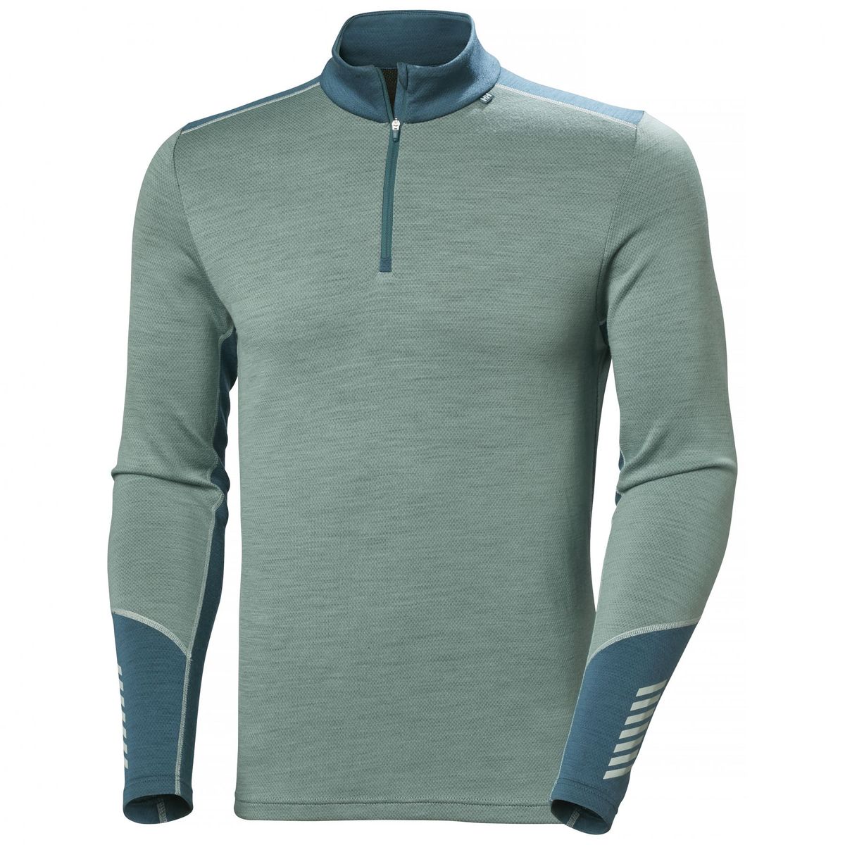 Helly Hansen Lifa Merino Midweight 1/2 Zip, herre, cactus