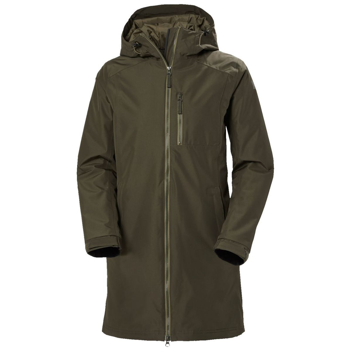 Helly Hansen Long Belfast, vinterjakke, dame, grøn