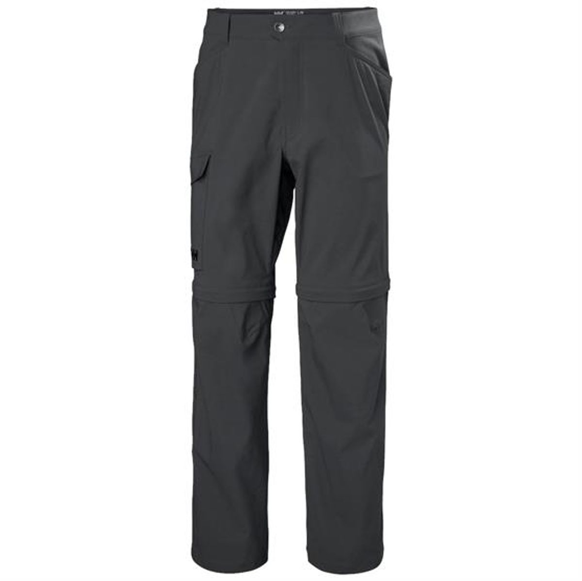 Helly Hansen Mens Elv Light Zip Off Pant, Ebony