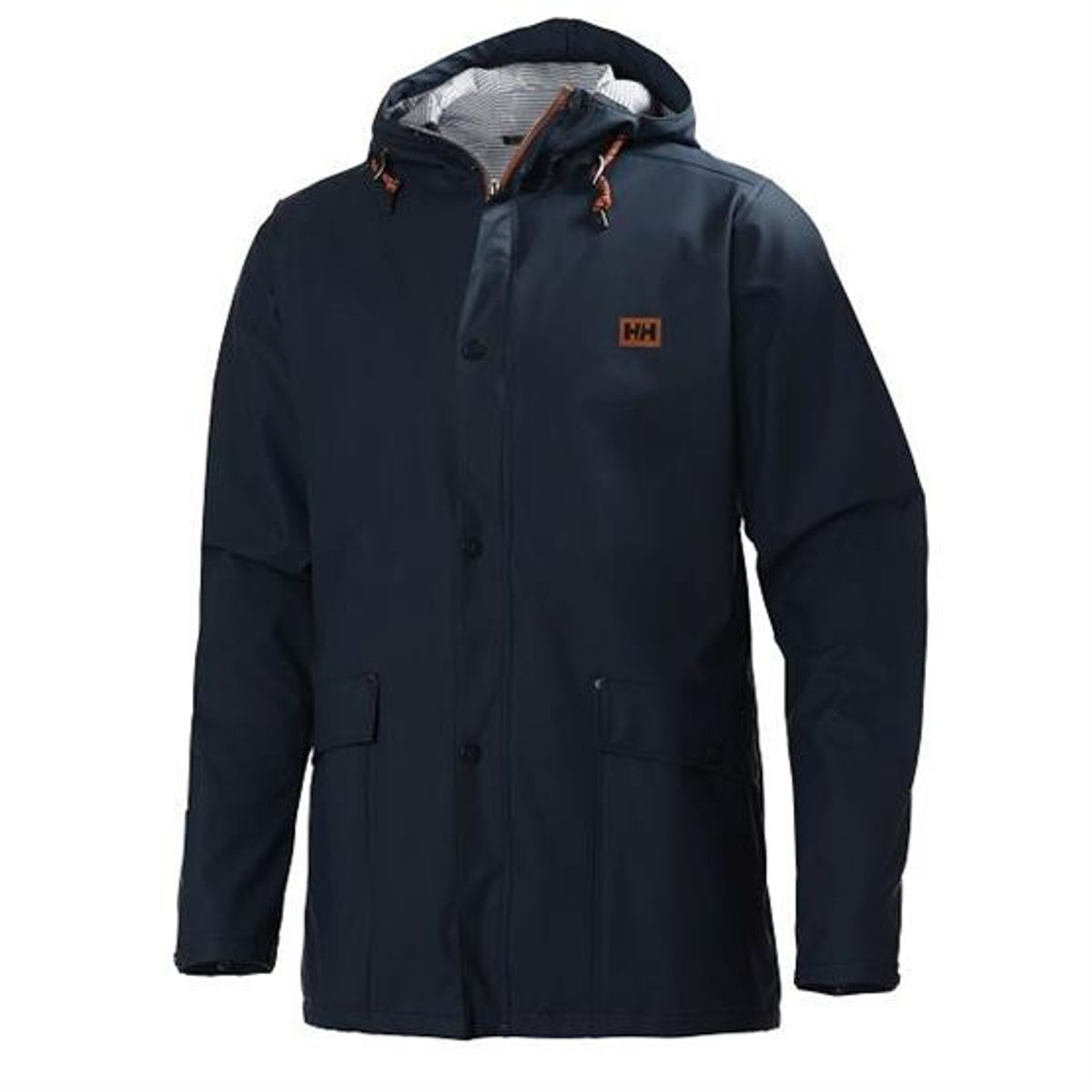 Helly Hansen Mens Lerwick Rain Jacket, Tech Navy