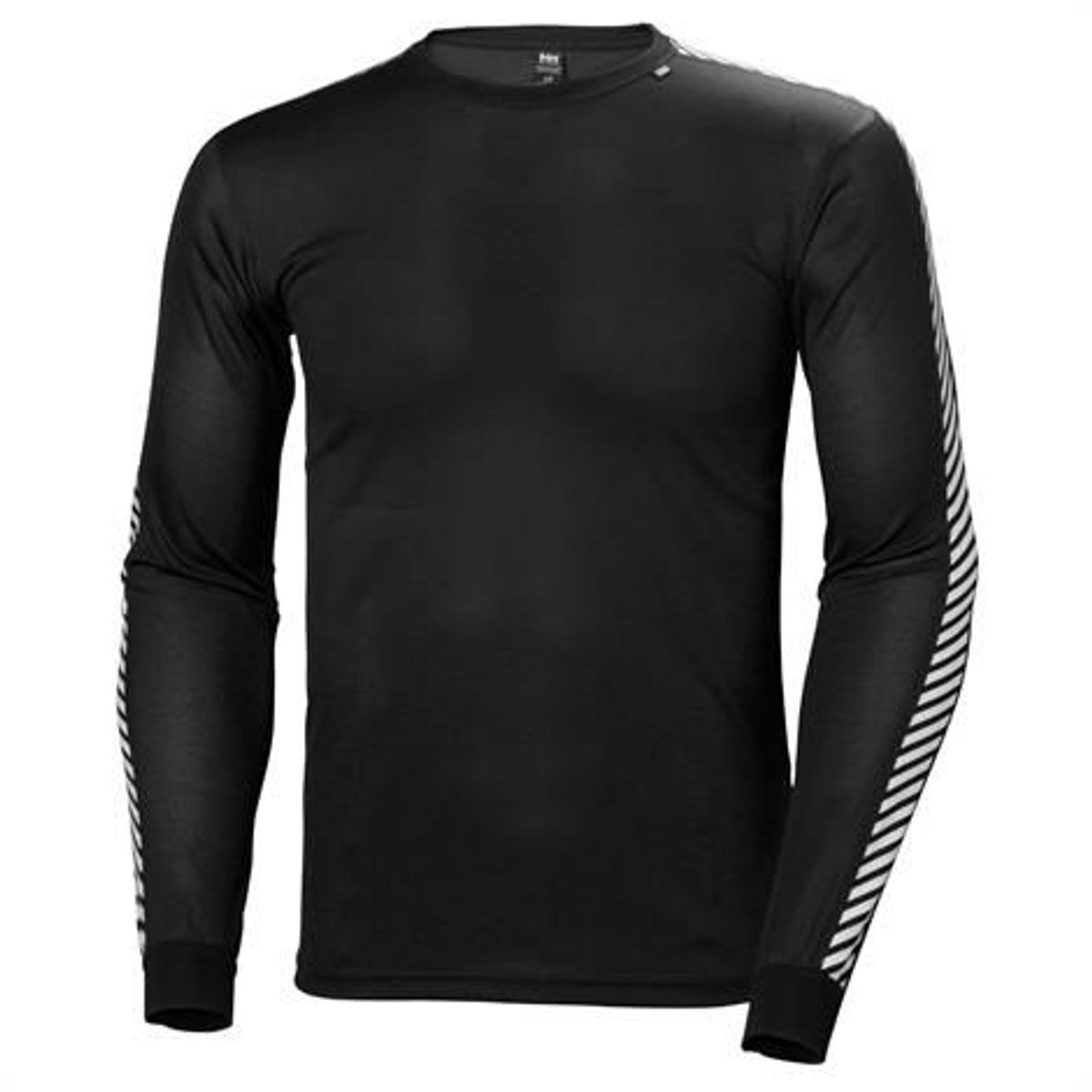 Helly Hansen Mens Lifa Stripe Crew, Black