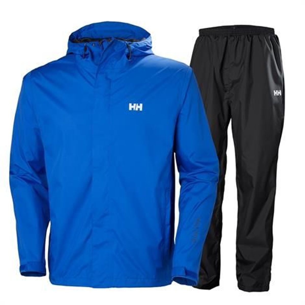 Helly Hansen Mens Portland Rain Set, Olympian Blue