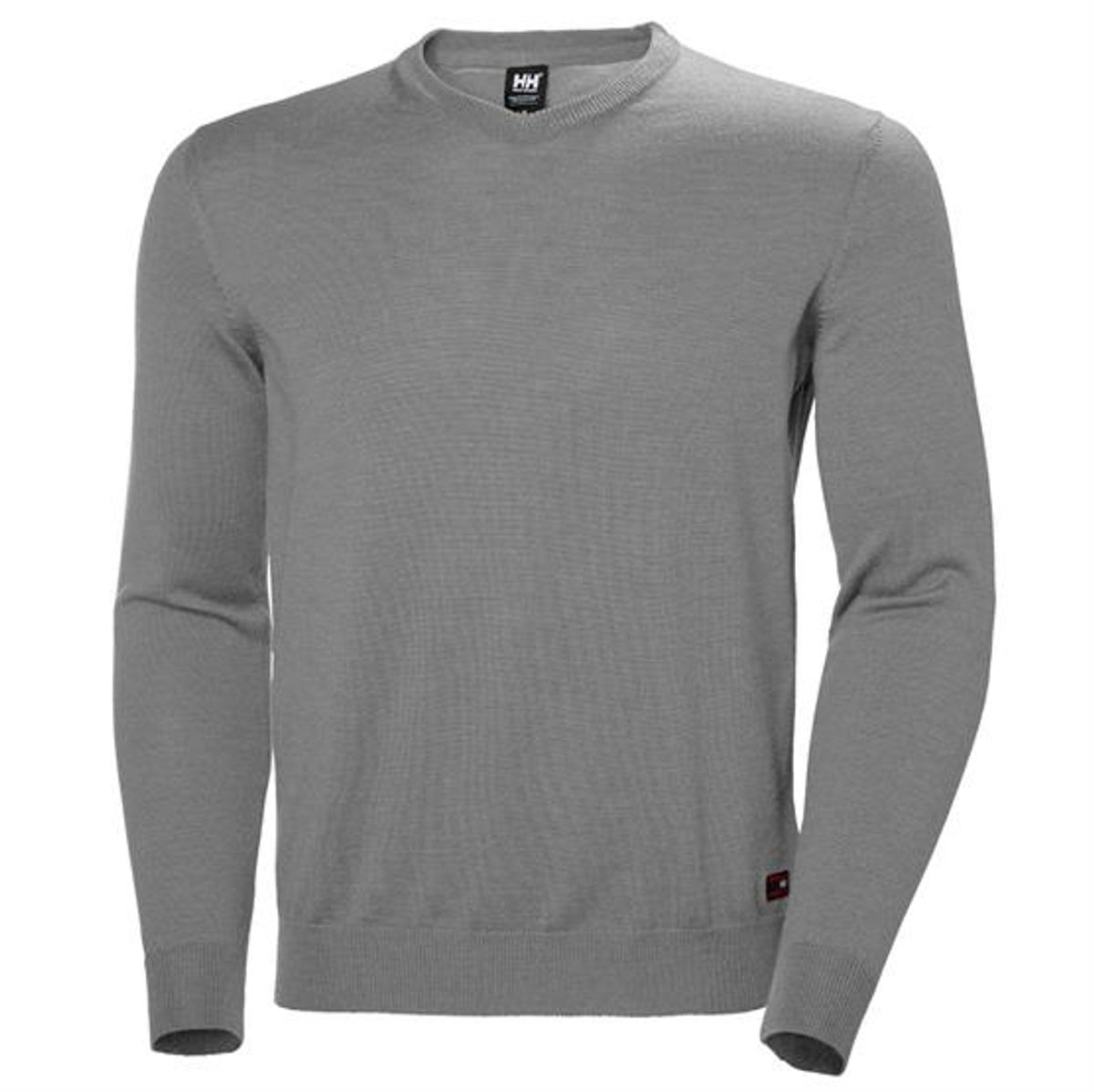 Helly Hansen Mens Skagen Merino Sweater, Grey Melange