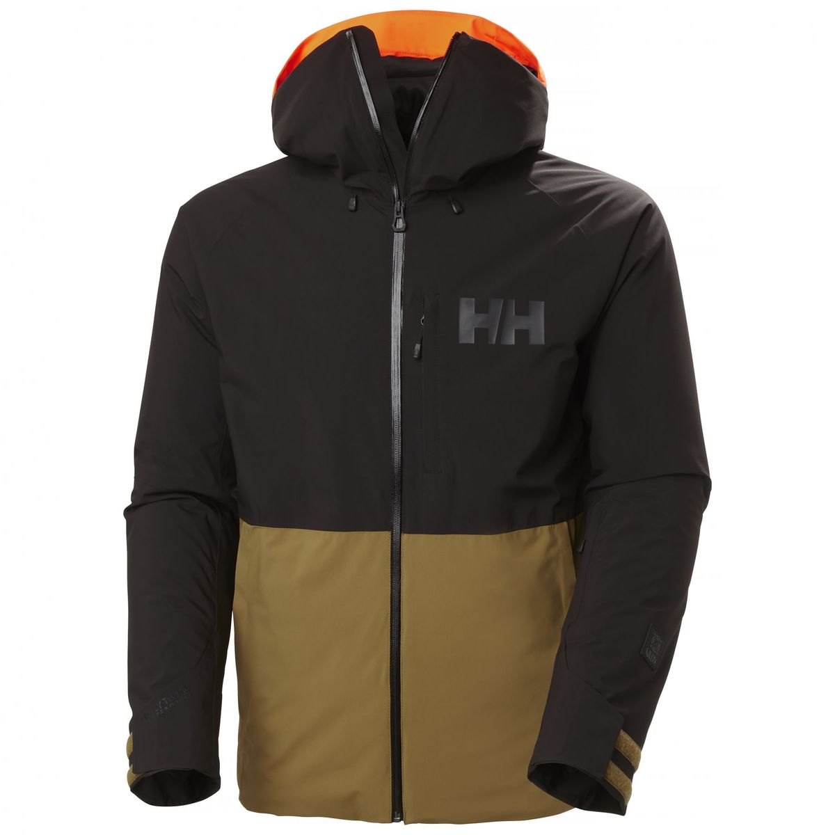 Helly Hansen Powderface, skijakke, herre, sort/guld