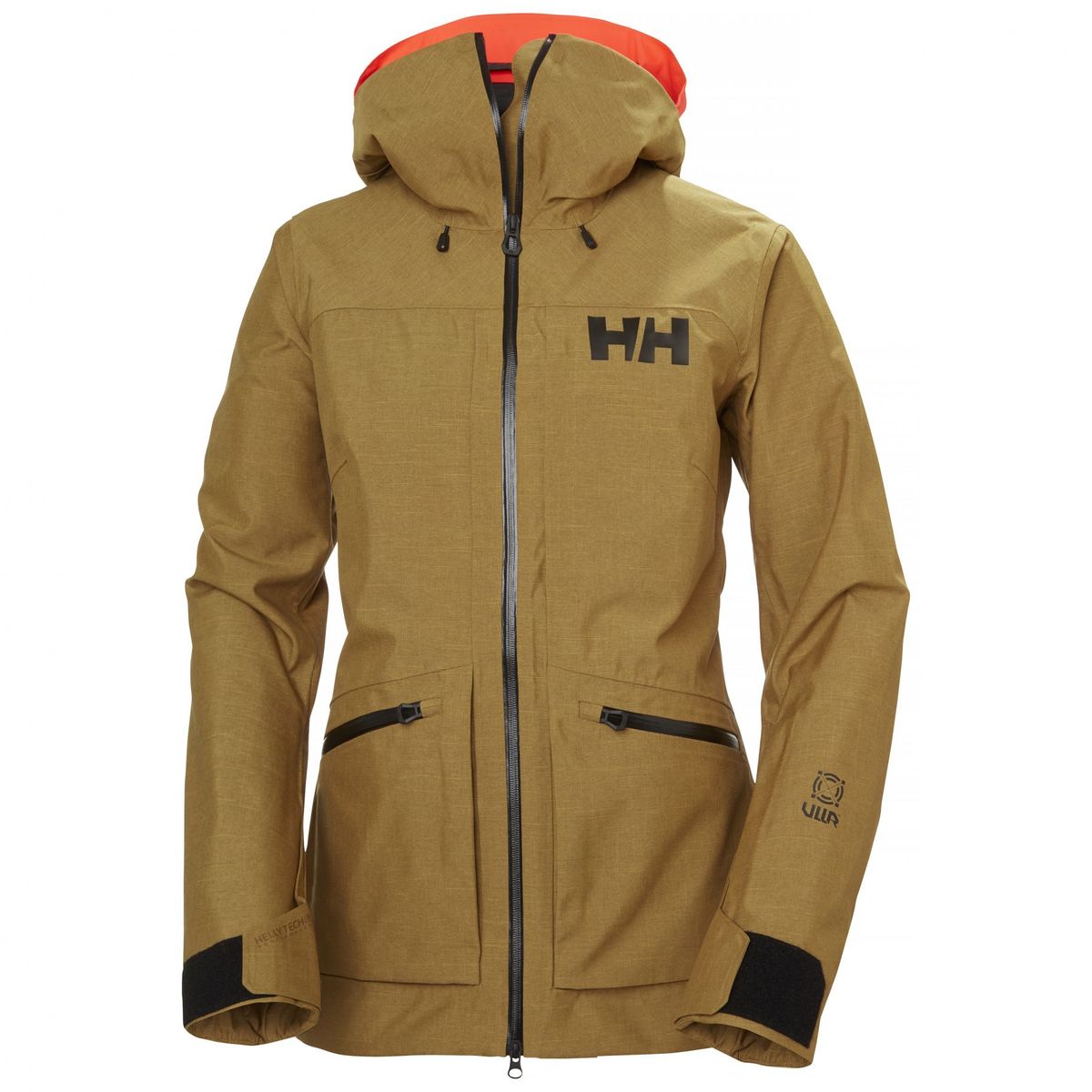 Helly Hansen Powderqueen 3.0, skijakke, dame, guld