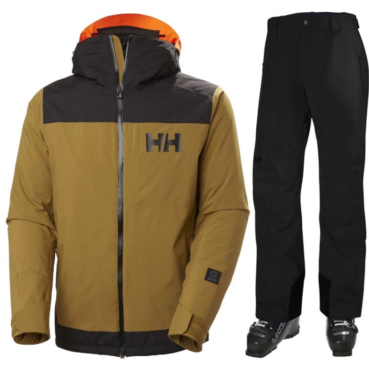 Helly Hansen Powdreamer/Legendary skisæt, Herre, sort/brun