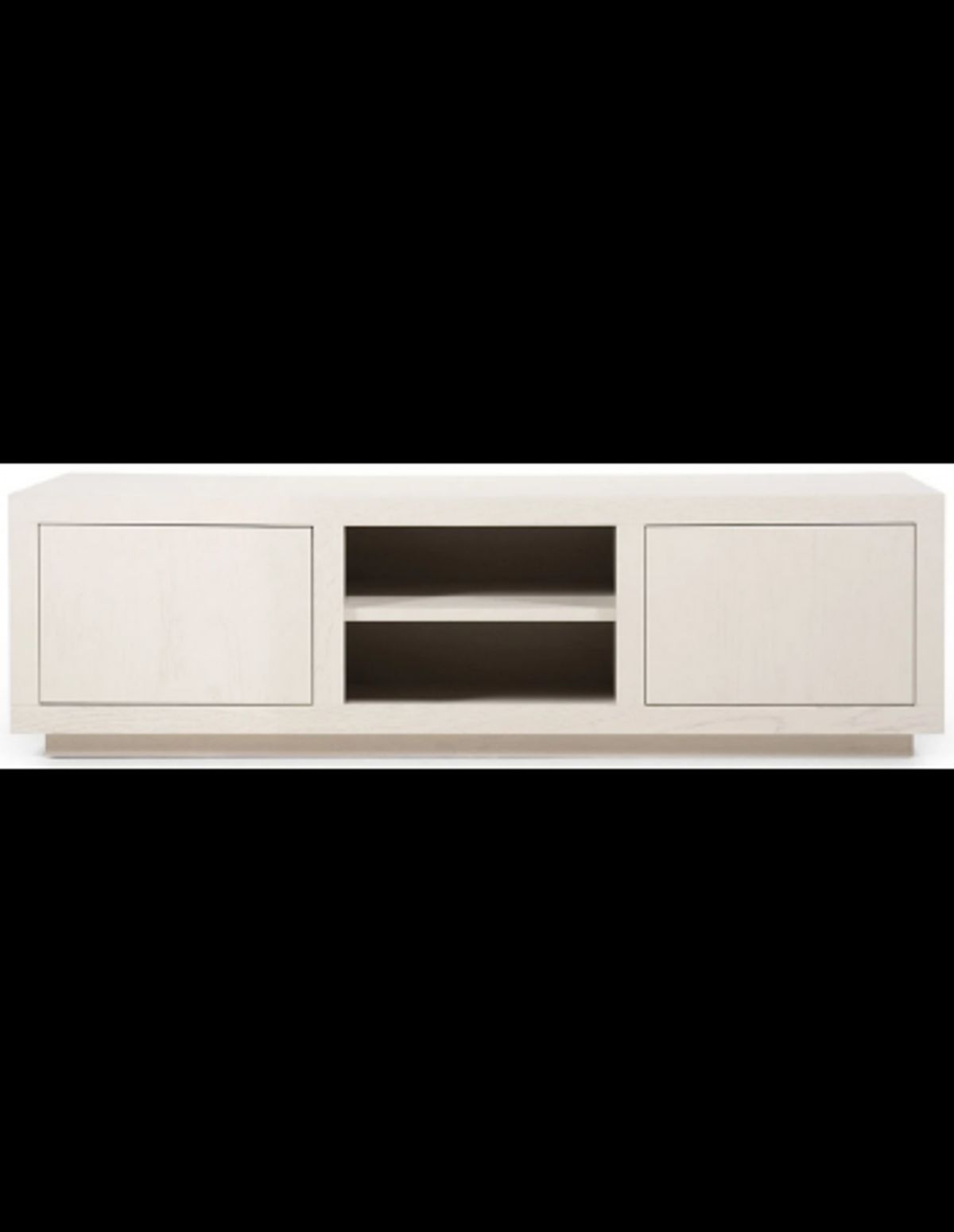 Helsinki TV bord i egetræ B160 cm - Taupe