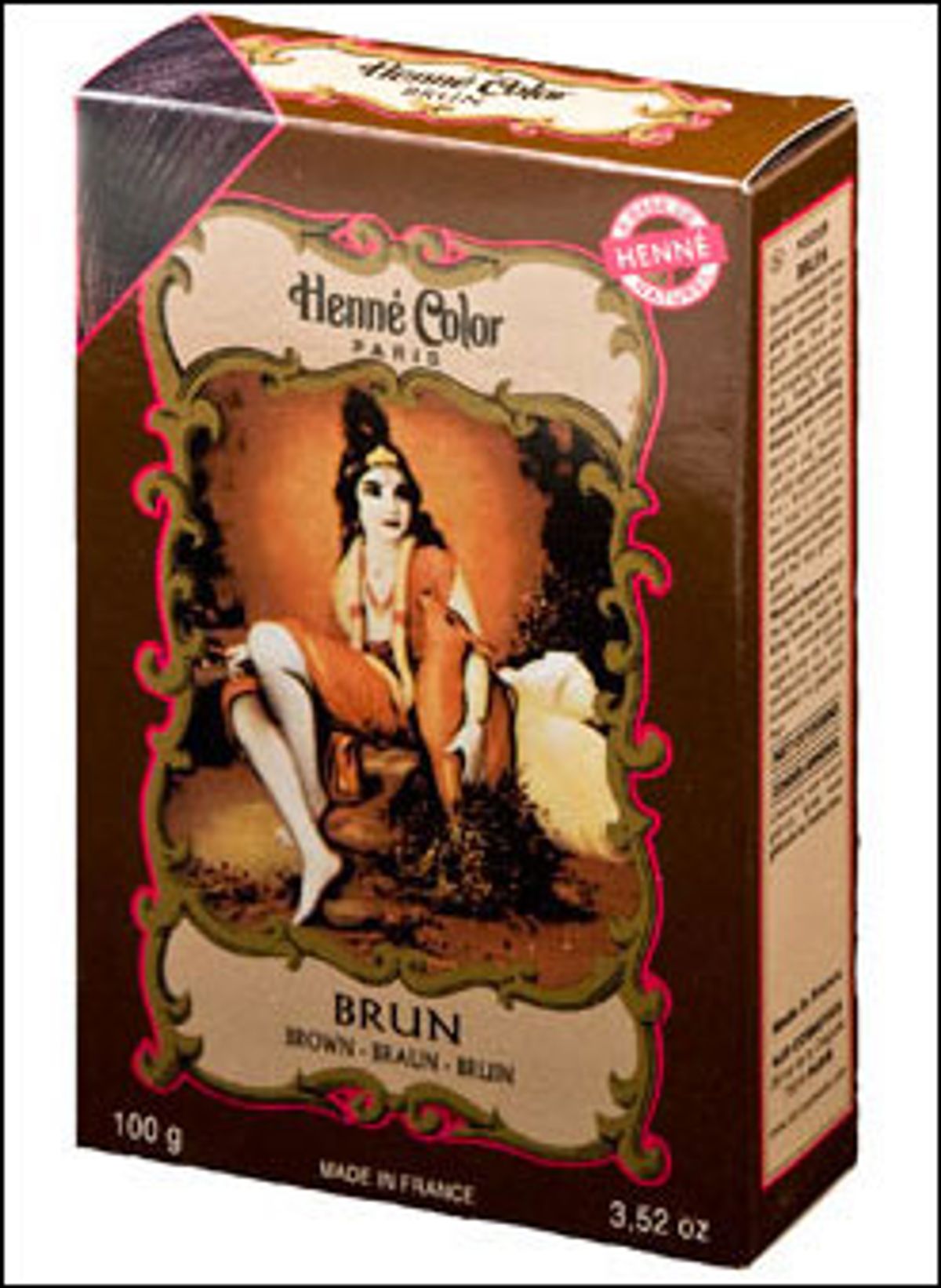 Henna Hårfarve Pulver Brun, 100g.