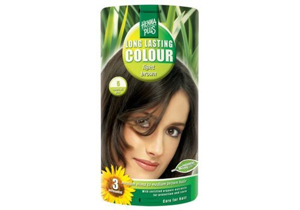 Henna Plus - Long lasting colour system 5 hårfarve light brown